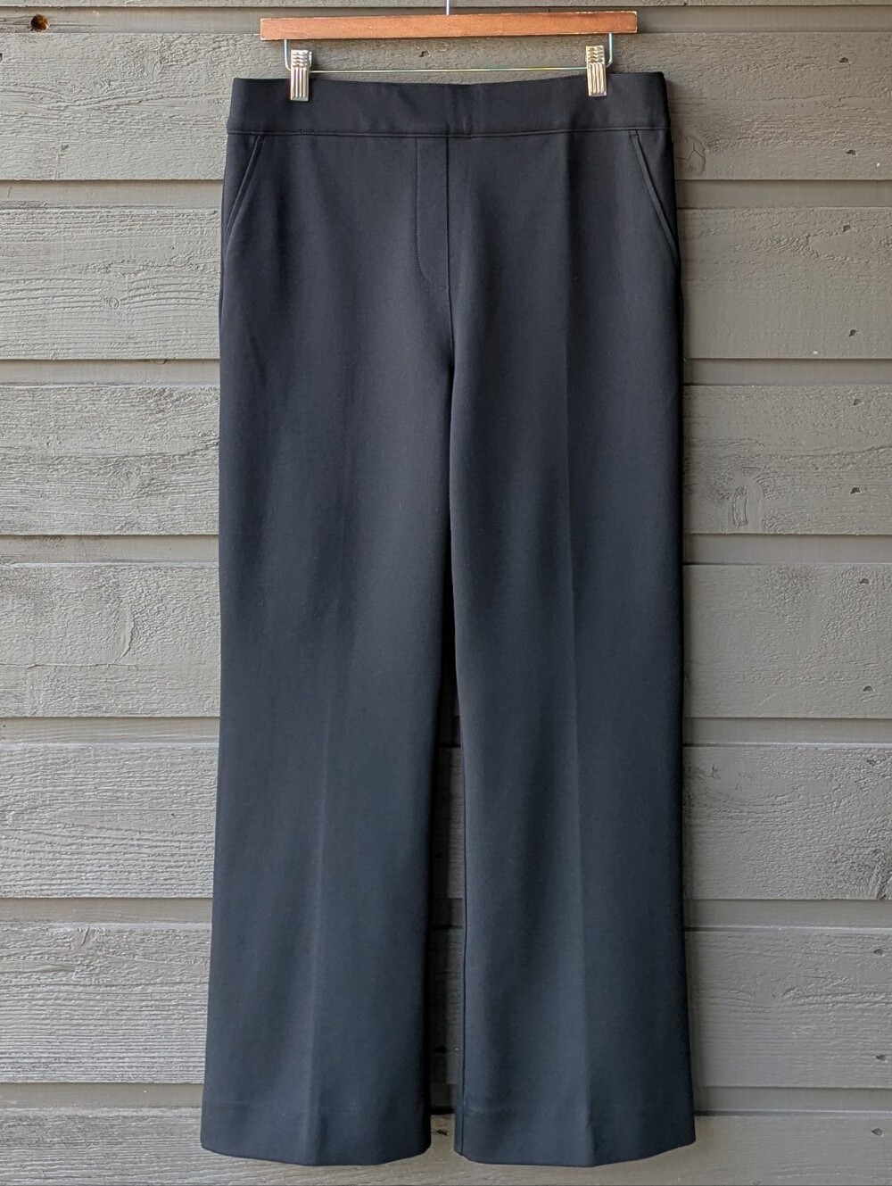 SPANX Supersmooth PerfectFit Ponte Kick Flare Pant Black Size XL #20386R